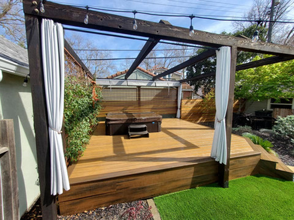 Hot Tub Deck in Sacramento, CA